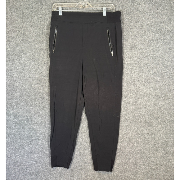 Athleta Pants - Athleta Pants Womens 10 Black Joggers Performance Stretch Waist Pull On